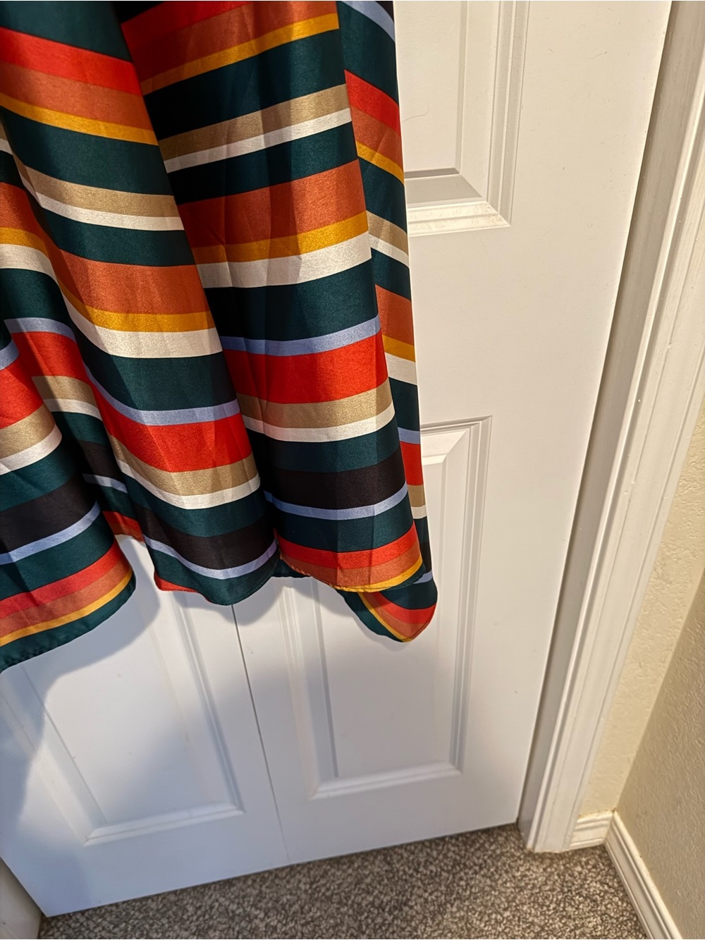 Lulu's Multicolor Striped Halter High-Low Dress - Picture 7 of 7